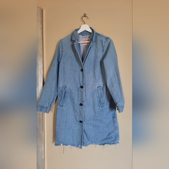 Levi's Jackets & Blazers - Levis Long Denim Shirt Jacket Shacket Capsule Minimalist Cowgirl